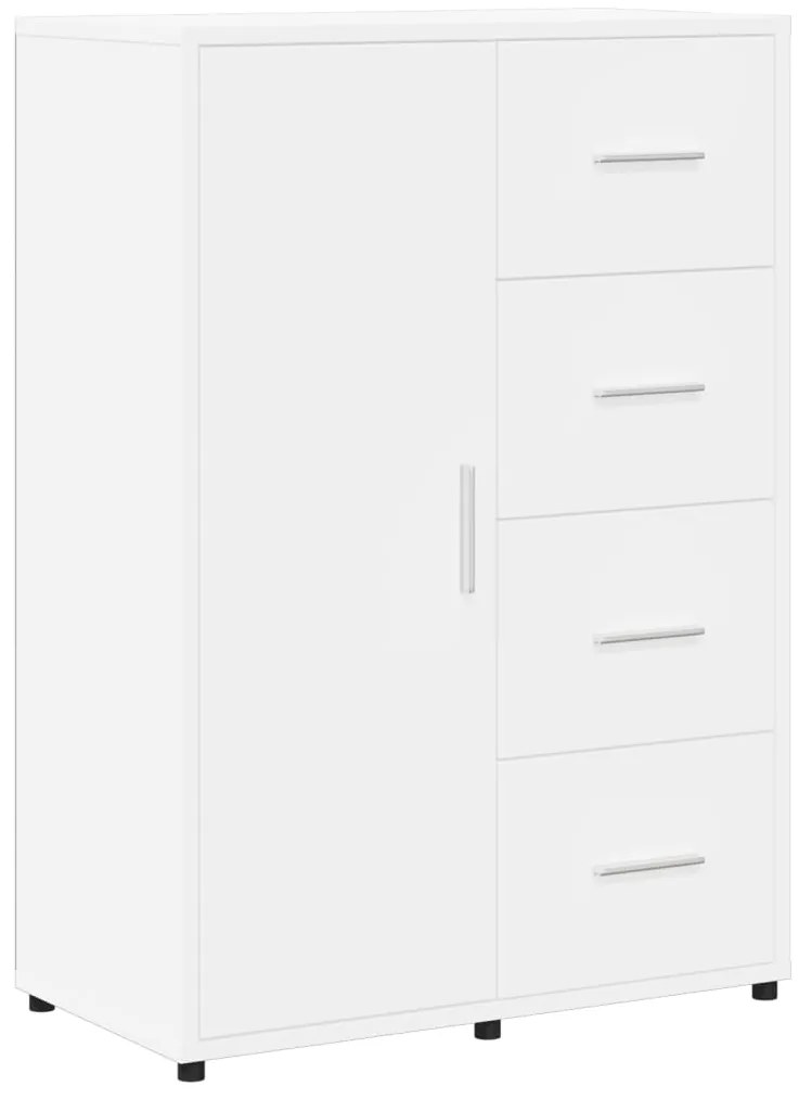 Aparadores 2 pcs 60x31x84 cm derivados de madeira branco