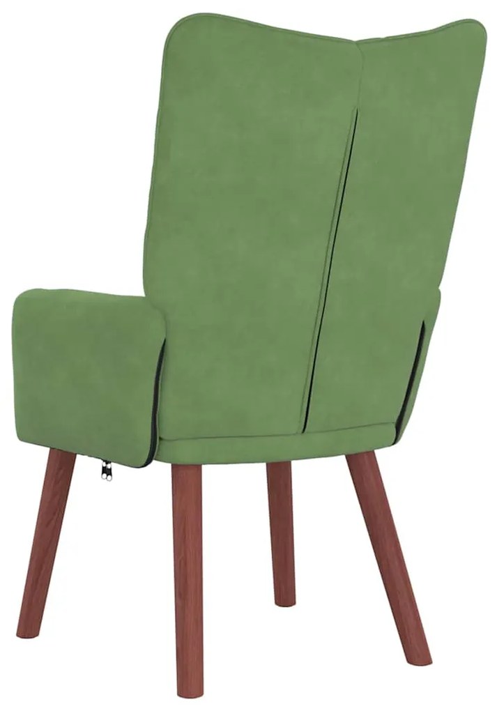 Poltrona Relaxante Velvet Verde Claro