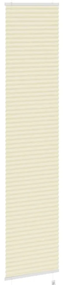 Creme Plissada Cega 45x200 cm Largura Tecido 44,4 cm Poliéster