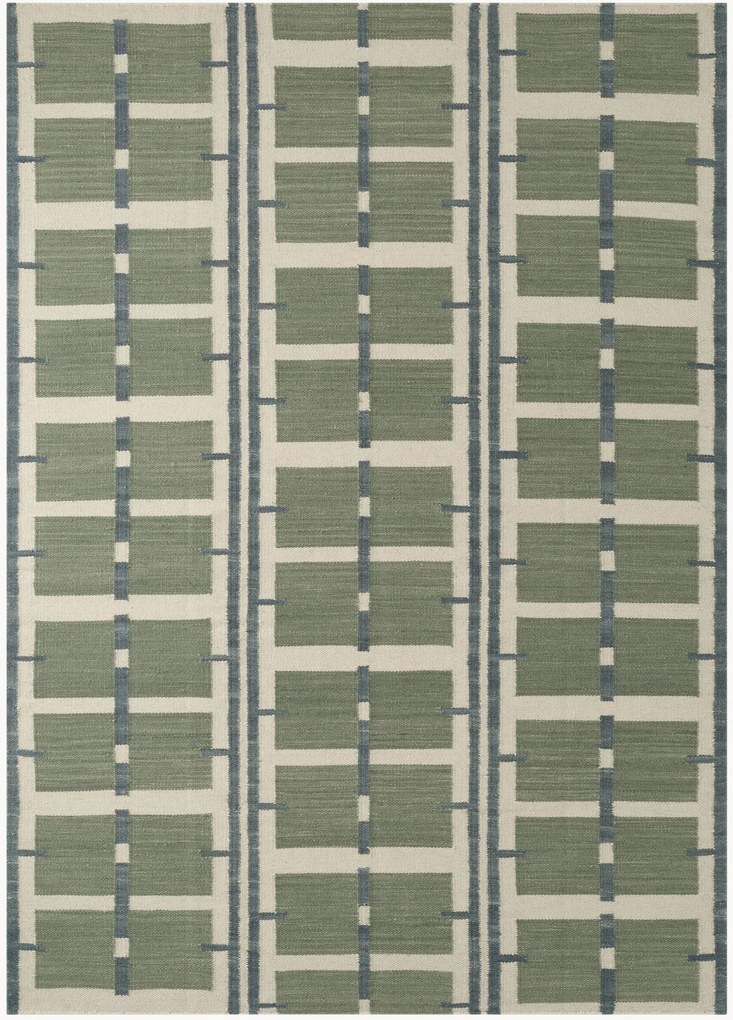 Tapete em lã artesanal de pelo curto Lund