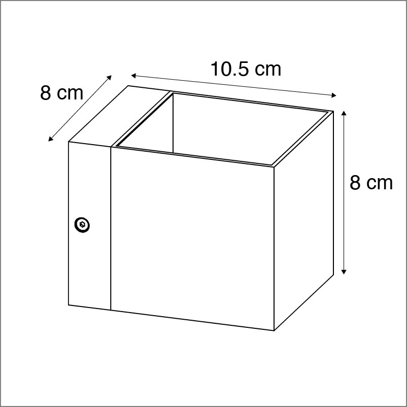 Candeeiro de parede moderno branco - Transfer
