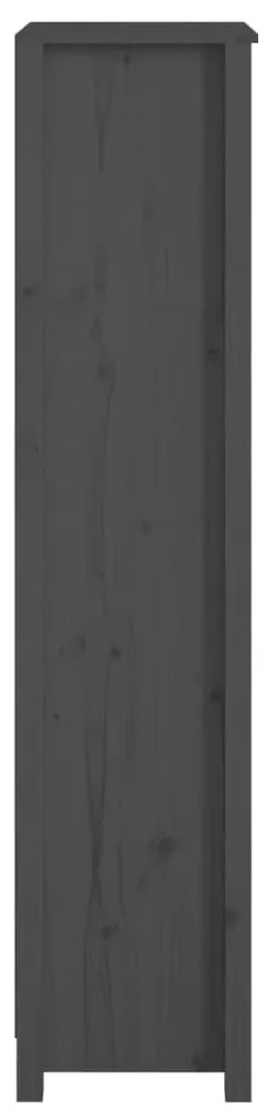 Estante 50x35x154 cm madeira de pinho maciça cinza