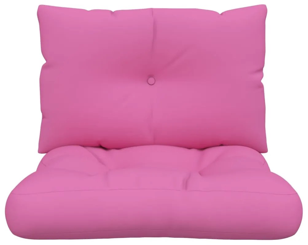 Almofadões p/ móveis de paletes 2 pcs tecido oxford rosa