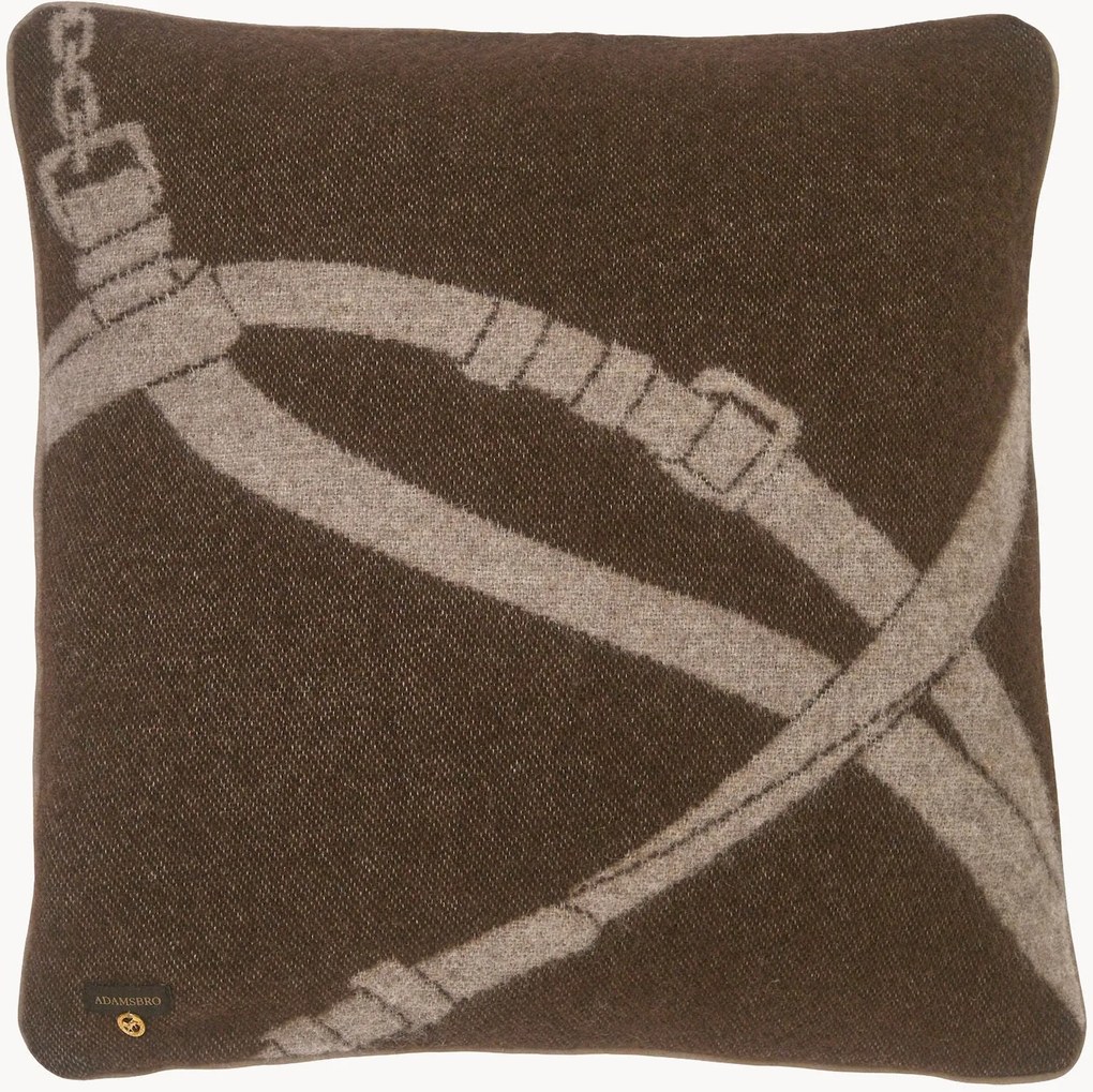 Almofada em lã com padrão jacquard Halter