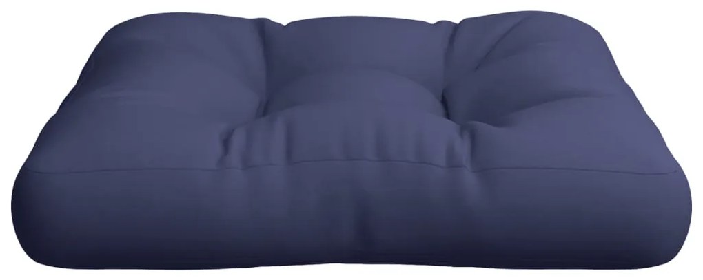 Almofadão para sofá de paletes 60x61,5x10cm tecido azul marinho