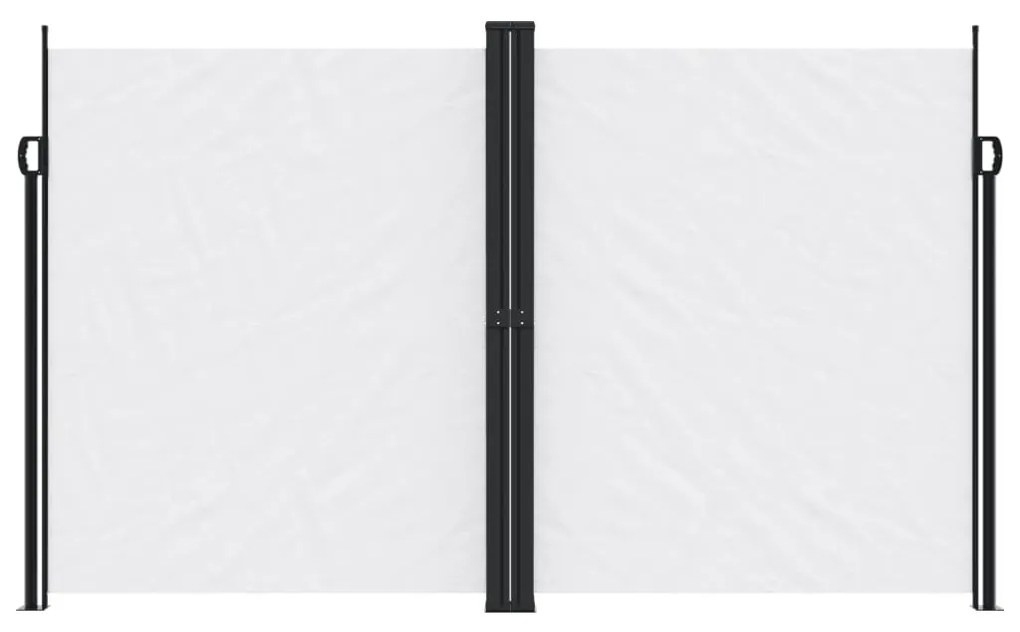 Toldo lateral retrátil 200x1000 cm branco