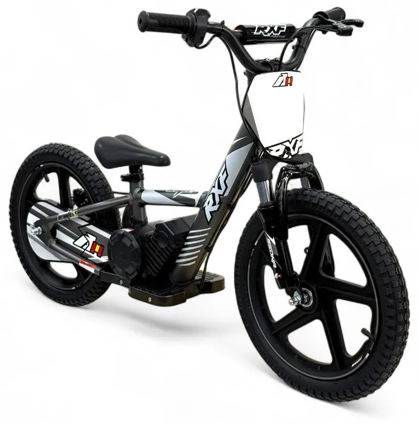 Bicicleta elétrica infantil 250W 16” pro Roan RXF Sedna Cinzenta