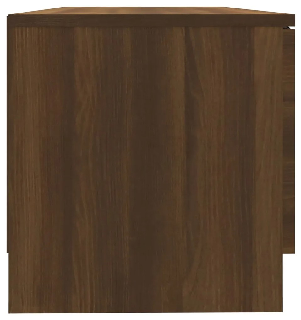 Móvel p/ TV 80x35x36,5cm madeira proc. cor carvalho castanho