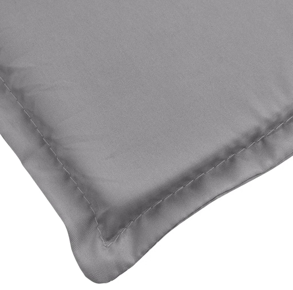 Almofadão p/ espreguiçadeira 200x70x3 cm tecido oxford cinzento