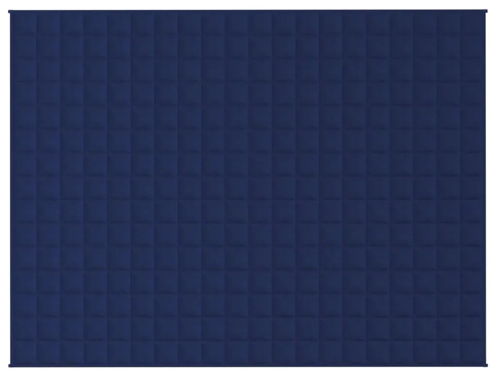 Manta pesada 11 kg 152x203 cm tecido azul