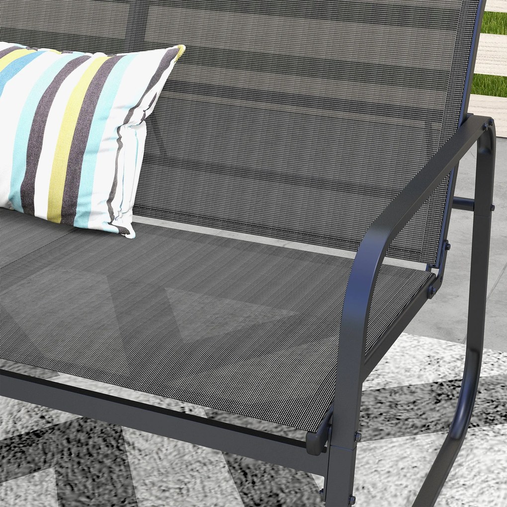 Conjunto de Móveis de Jardim Conjunto de 4 Peças Móveis de Varanda com