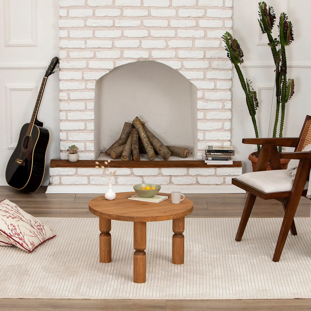 Mesa de Centro Ida – Chesnut – 70 cm x 40 cm x 70 cm