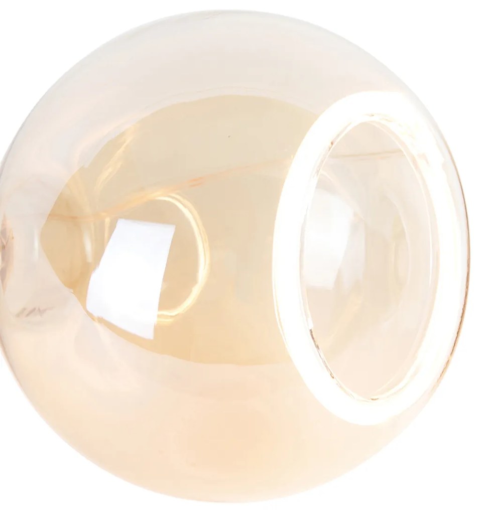 Lâmpada LED regulável E27 G125 goldline 6W 300 lm 1900K