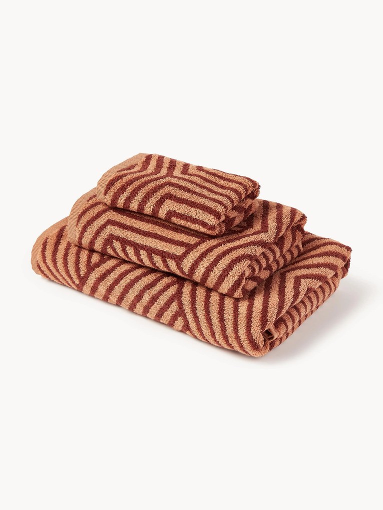 Conjunto de toalhas Fatu, vários tamanhos, conjunto de 10
