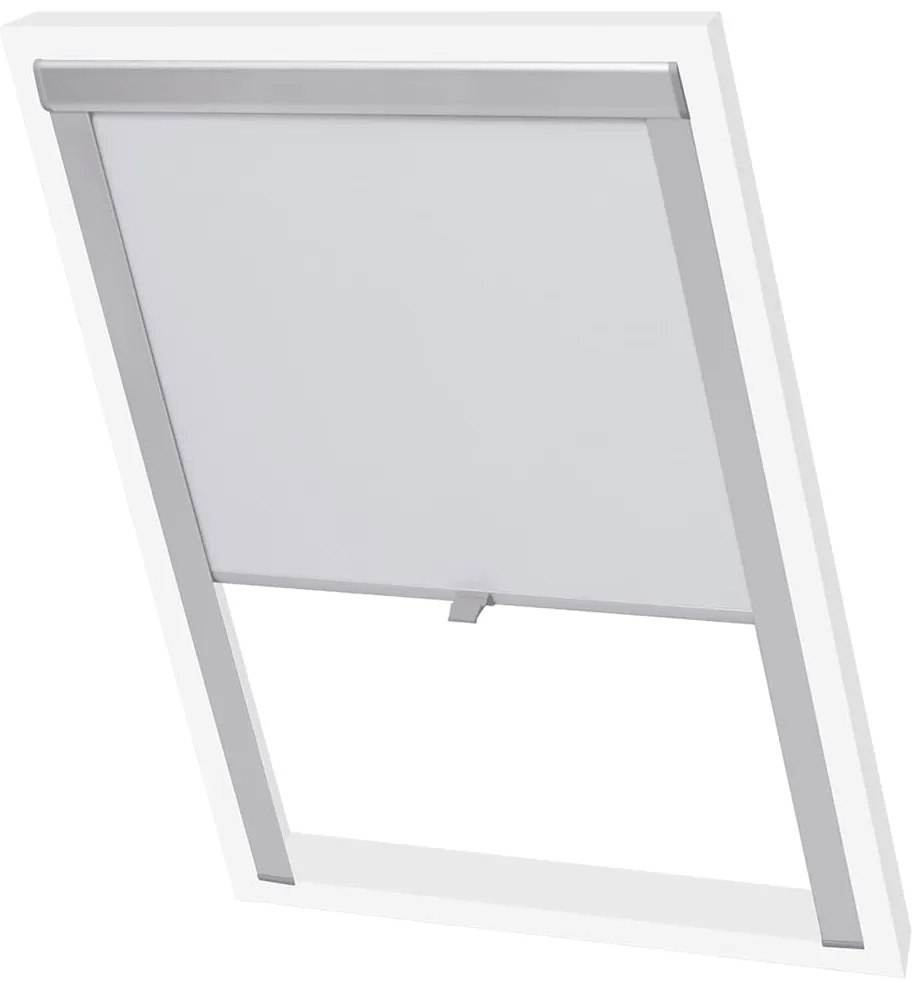 Persianas de enrolar opacas, branco, 104