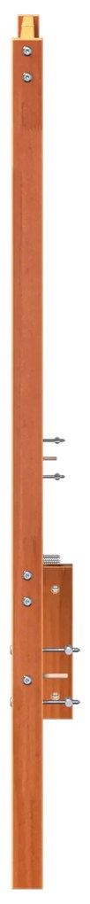 Cabeceira de Cama com cabeceira Castanho-mel 145.5 x 4 x 104 cm