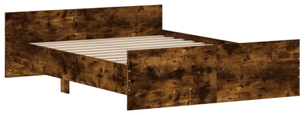 Estrutura de Cama Moona - 135x190 cm - Madeira Rustica - Design Modern