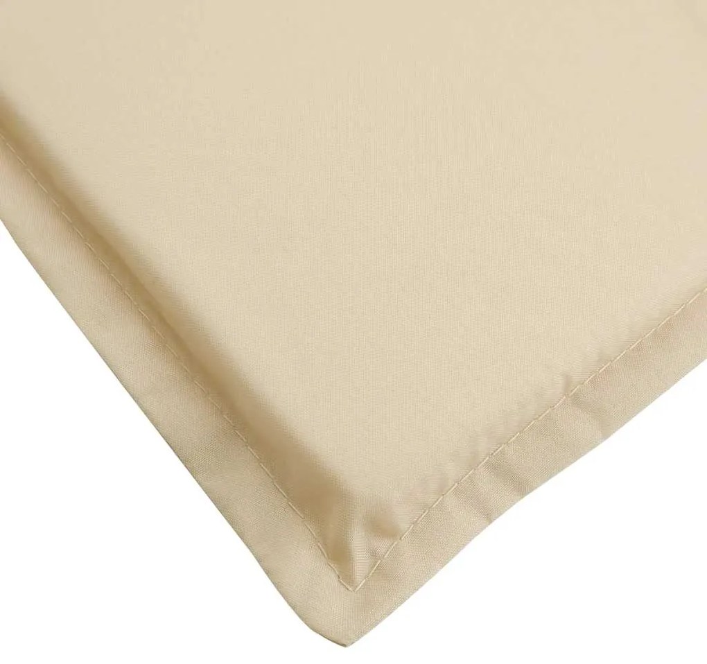 Almofadão p/ espreguiçadeira 180x60x4 cm tecido oxford bege