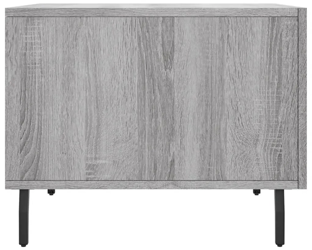 Mesas de centro 2 pcs 50x50x40 cm madeira proc. sonoma cinza