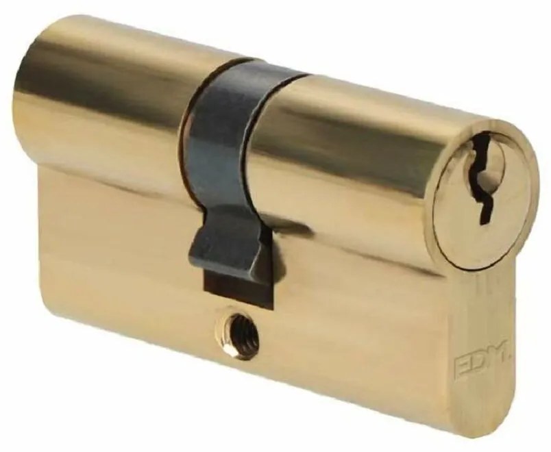 Cilindro EDM r13 Europeu Leva curta Dourado Latão (60 mm)