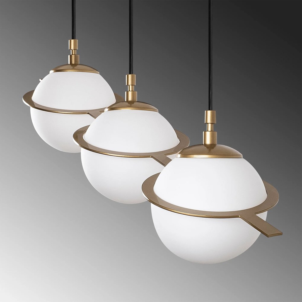Chandelier Hug – Dourado – 76x167x17 cm