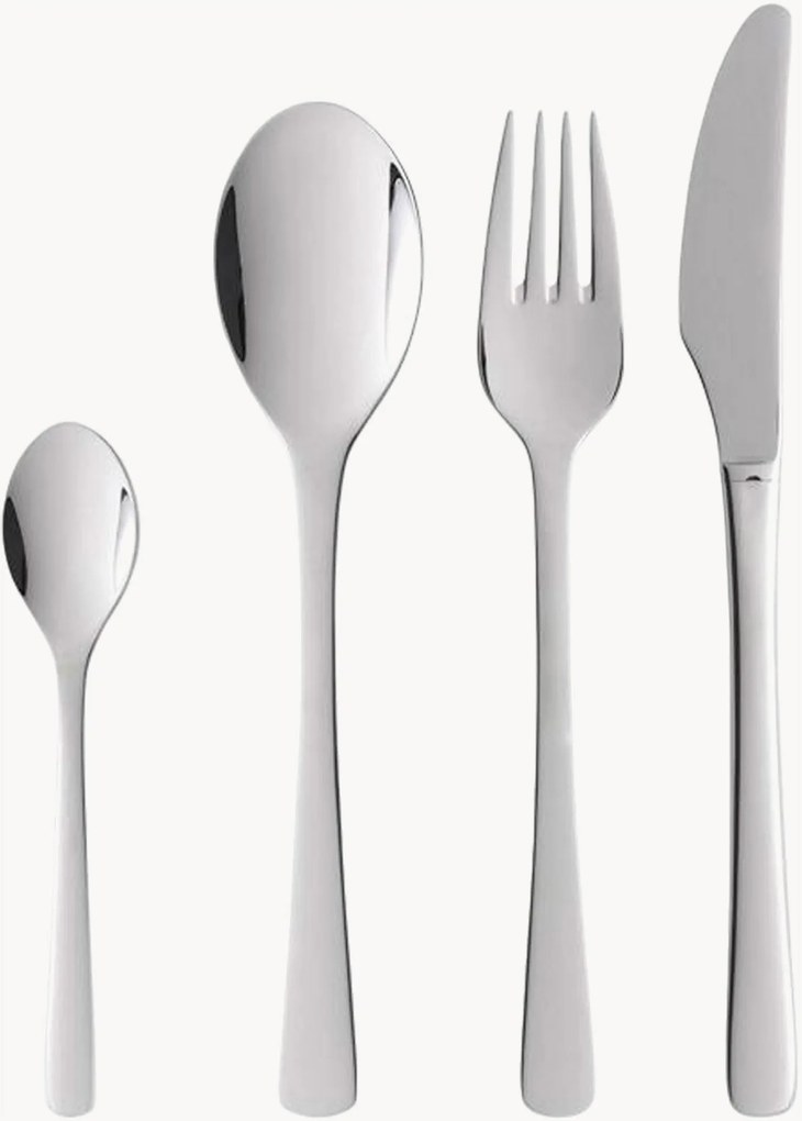 Conjunto de talheres em aço inoxidável Line, 4 pessoas, conjunto de 16