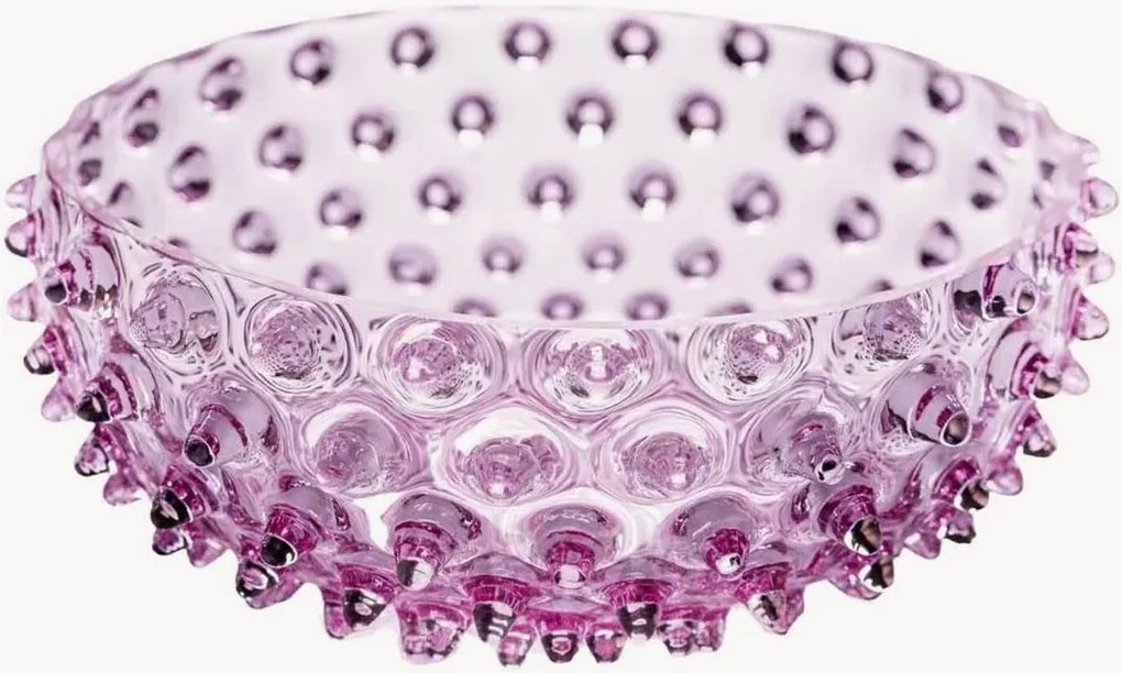 Taça de servir artesanal Hobnail