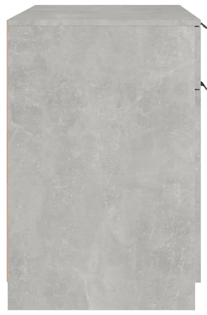 Secretária 100x50x75 cm derivados de madeira cinza cimento