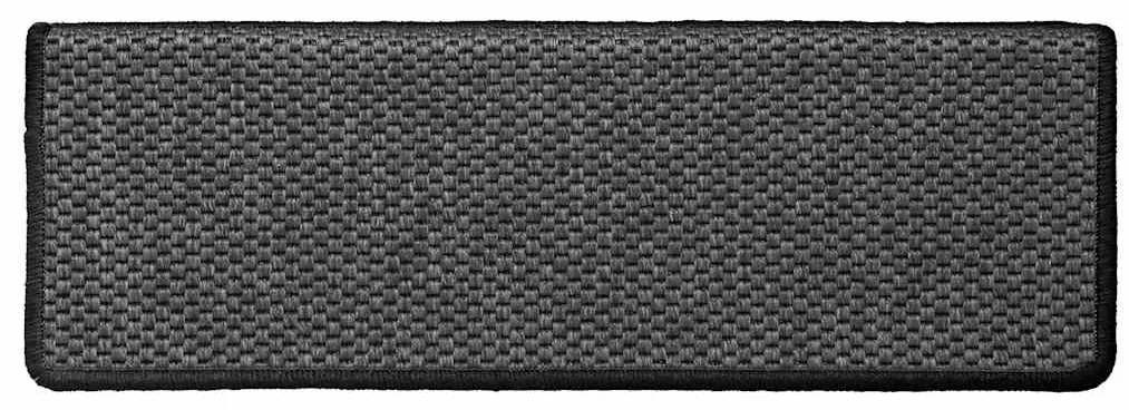 Tapetes escada adesivos aspeto sisal 30pcs 65x21x4 cm antracite