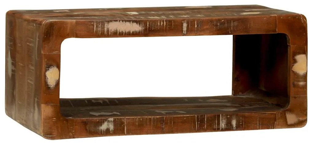 Cabinet de TV Multicolorido 60x30x25 cm Madeira Reaproveitada Maciça