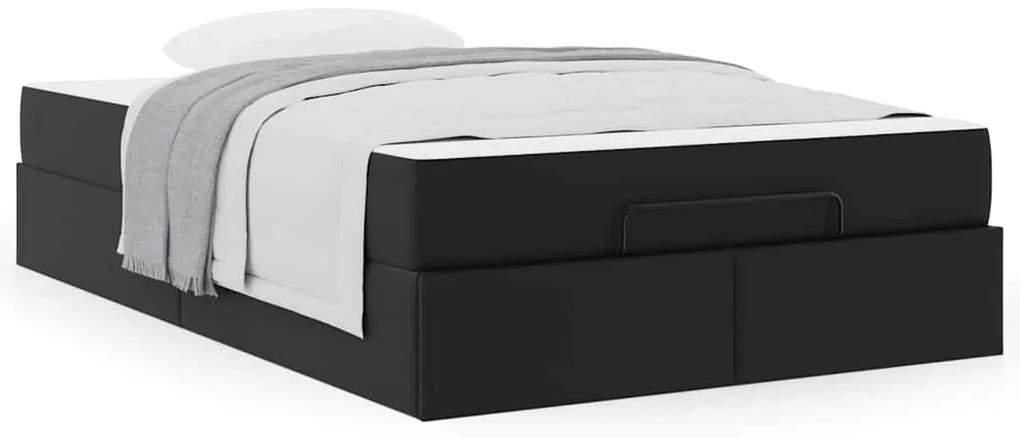 Estrutura de cama com colchão Outros Preto 120 x 200 cm