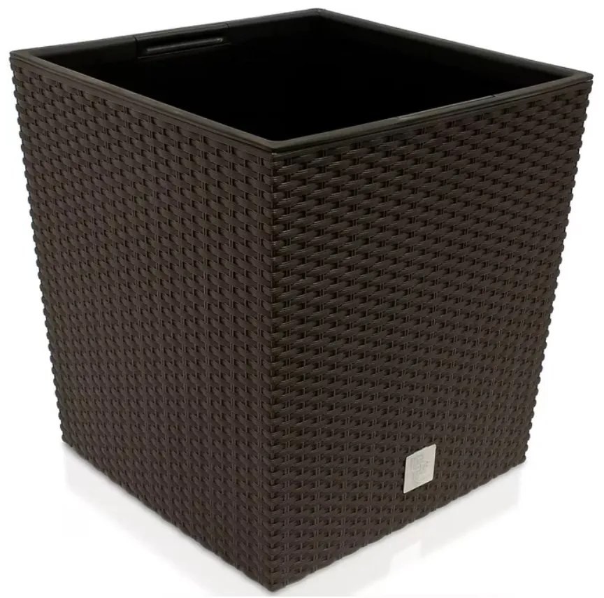 Vaso de flores plástico inquebrável e resistente aos raios UV 32x32x33cm Umbra