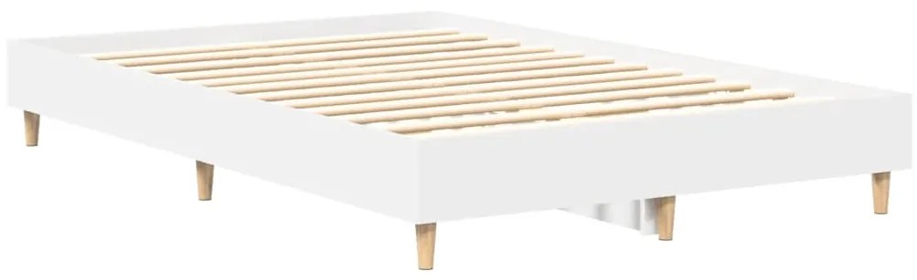 Estrutura de cama sem colchão 140x190 cm branco