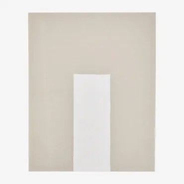 Tela Decorativa 80x100 Cm Em Linho Com Textura De Estuque Antia Beige Semoline - Sklum