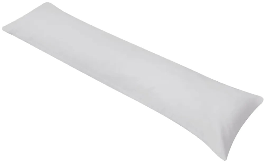 vidaXL Almofada p/ dormir de lado 40x145 cm cinzento