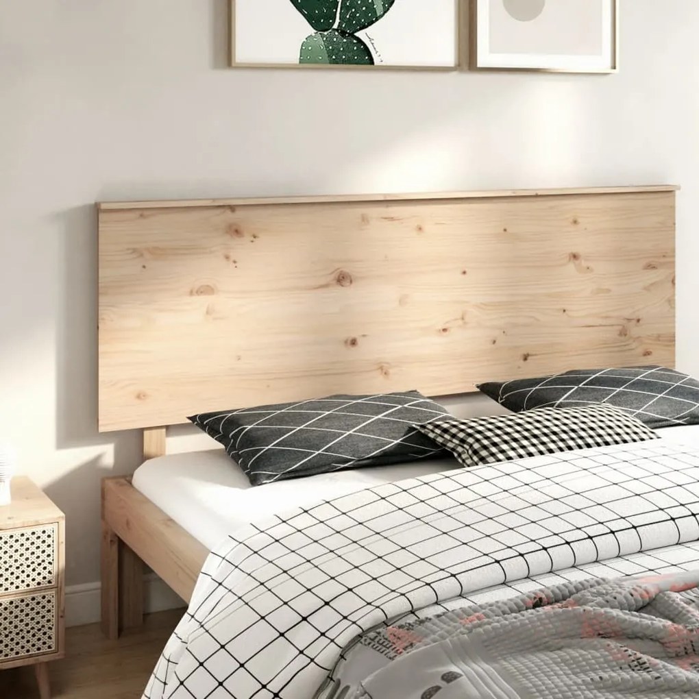 Cabeceira de cama 184x6x82,5 cm pinho maciço