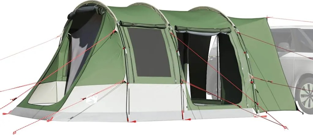 vidaXL Tenda de carro para 2 pessoas impermeável verde