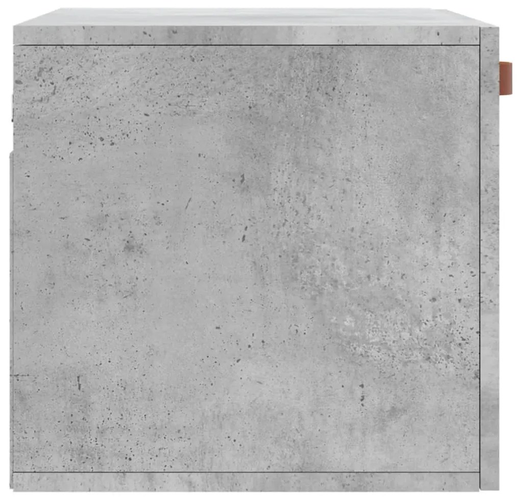 Armário parede 60x36,5x35 cm derivados madeira cinzento cimento