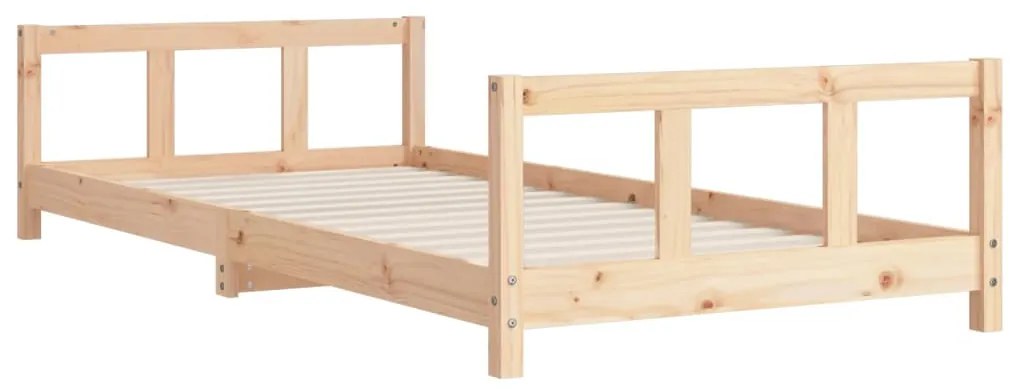Estrutura de cama infantil 90x200 cm pinho maciço