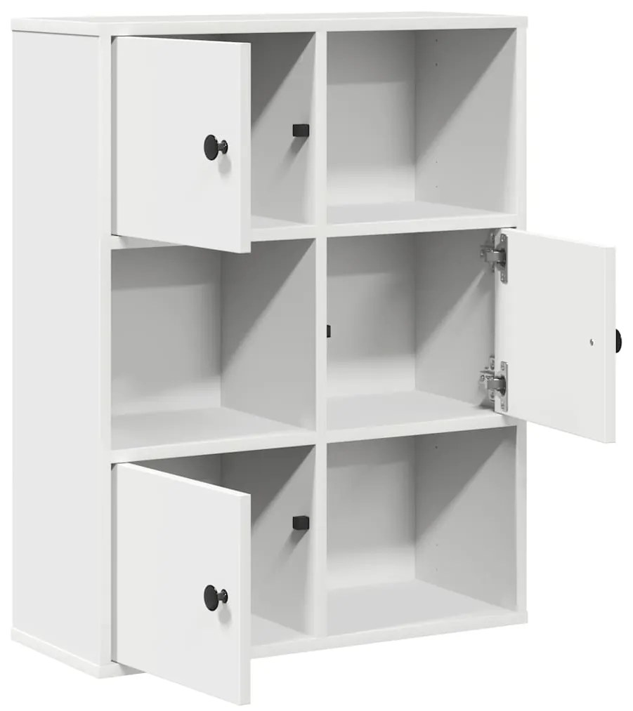 Estante 60x24x76,5 cm derivados de madeira branco