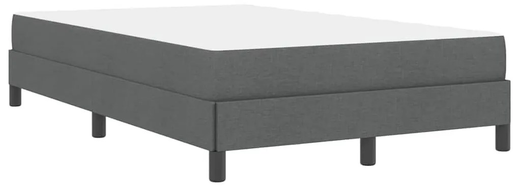 Cama Box Outros Cinzento escuro 120 x 190 cm tecido
