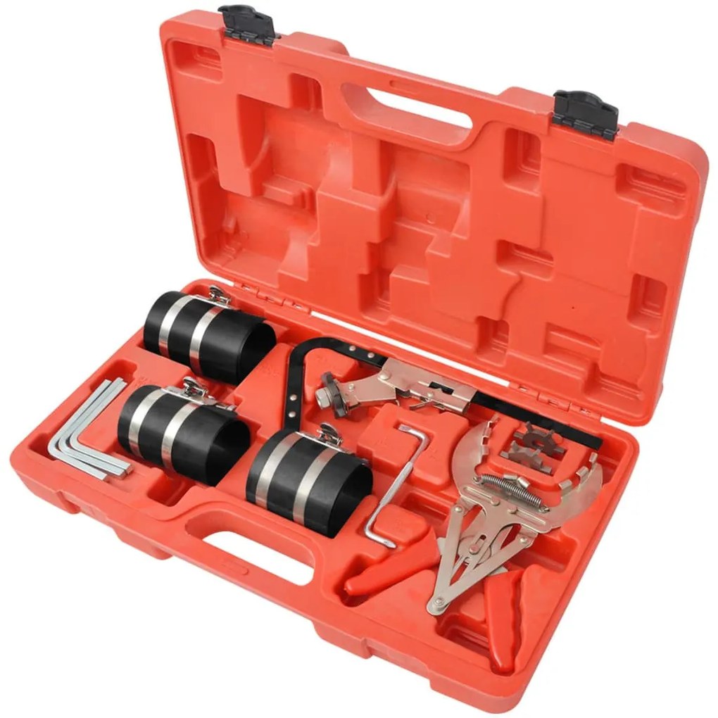 vidaXL Conjunto de ferramentas para anéis de pistão 11 pcs