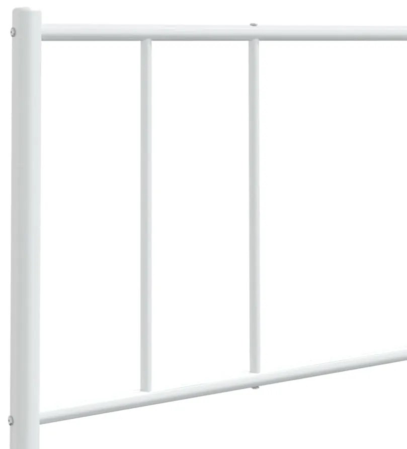 Cabeceira de cama 200 cm metal branco