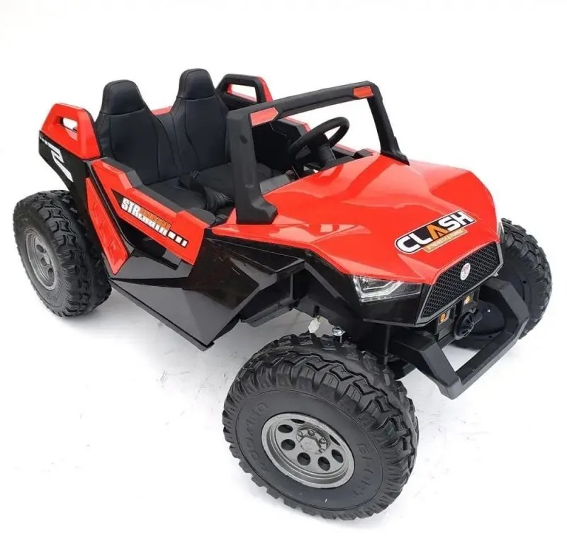 Carro elétrico para crianças BUGGY MAEM 24V XXL 2 Lugares 4x4 Vermelho