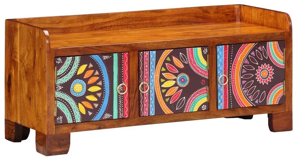 vidaXL Armário de Sapatos com armazenamento Multicolor 90 x 35 x 40 cm