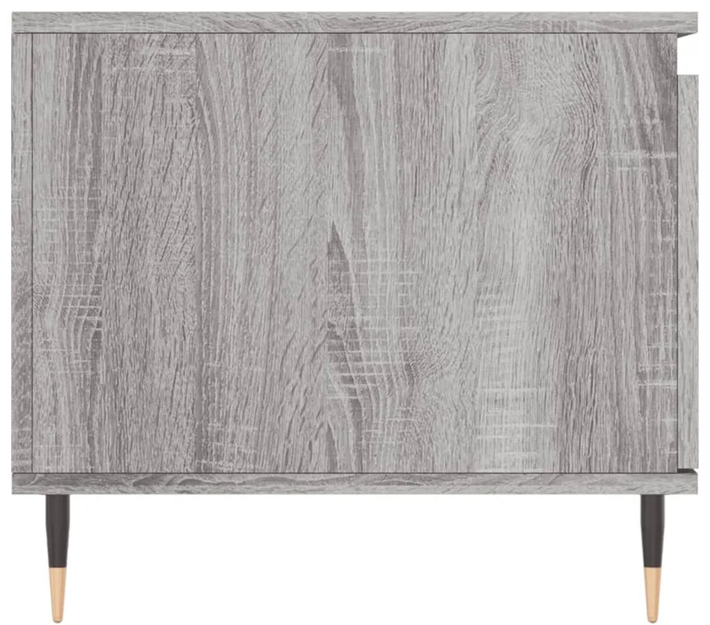 Mesa de centro 100x50x45 cm derivados madeira cinzento sonoma