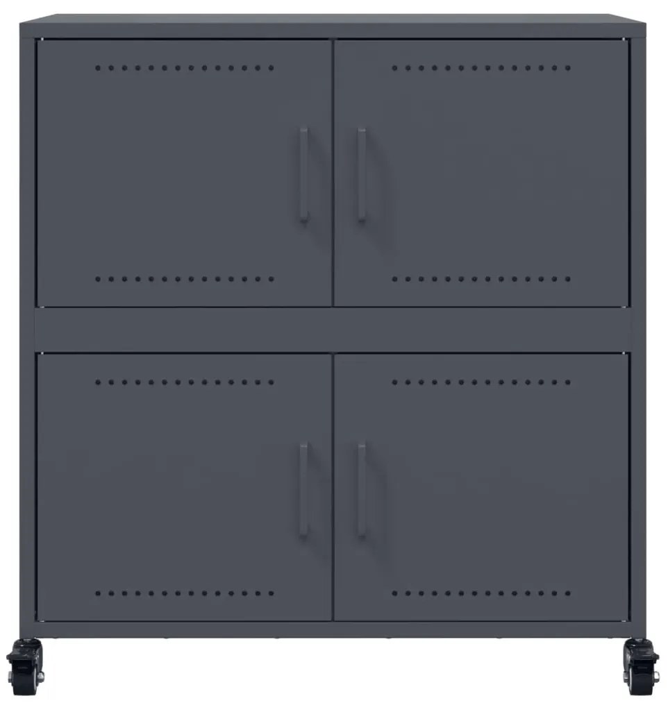 Aparador 68x39x72 cm aço antracite