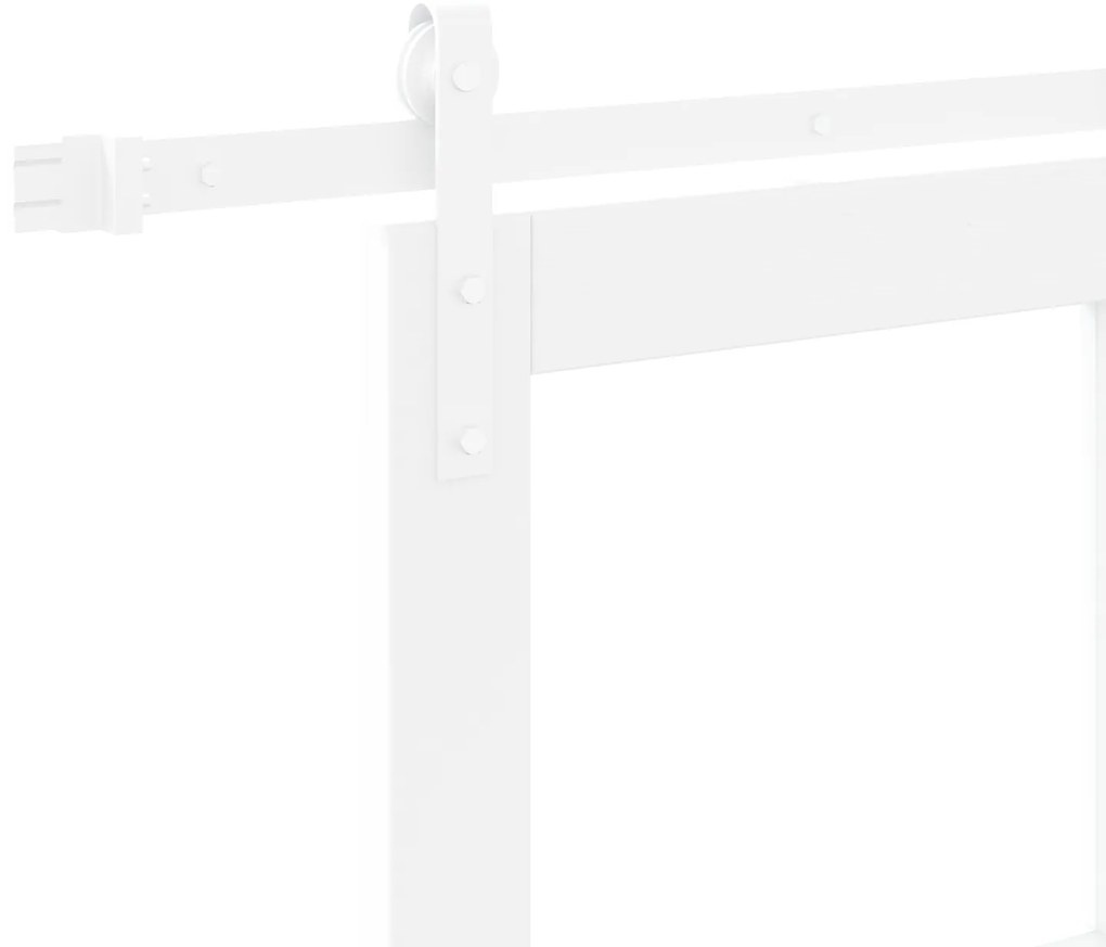 Porta Deslizante com Conjunto de Ferragens "ORKDAL" Madeira Sólida Bra