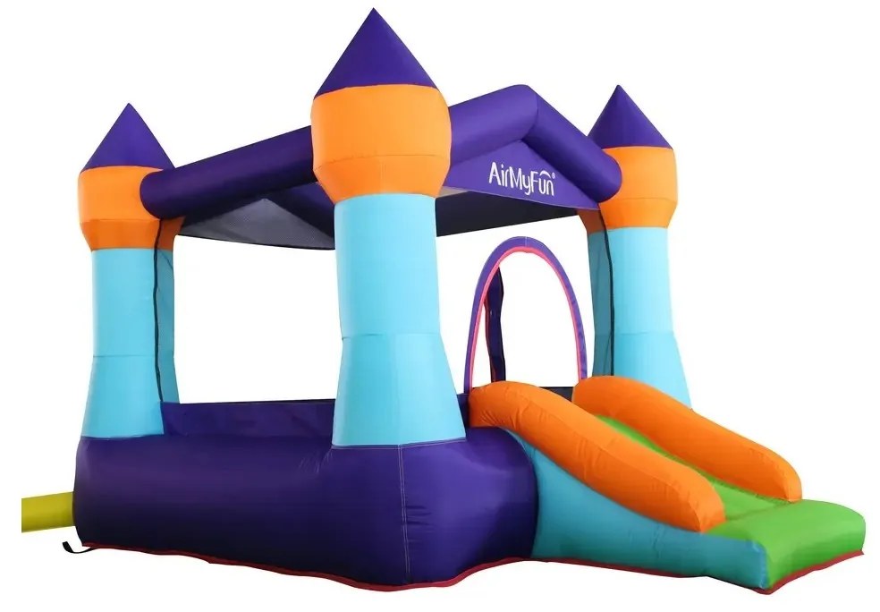 Castelo insuflável para crianças AIRMYFUN Multicolorido (inclui ventilador)