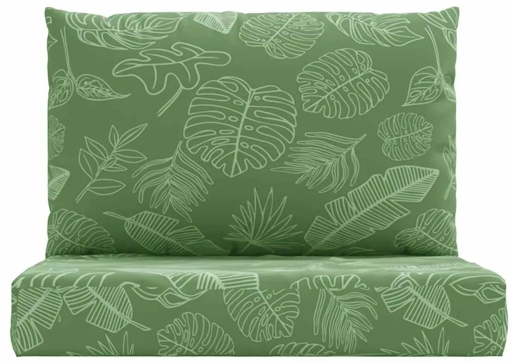 Almofadões p/ móveis paletes 2 pcs tecido oxford padrão folhas